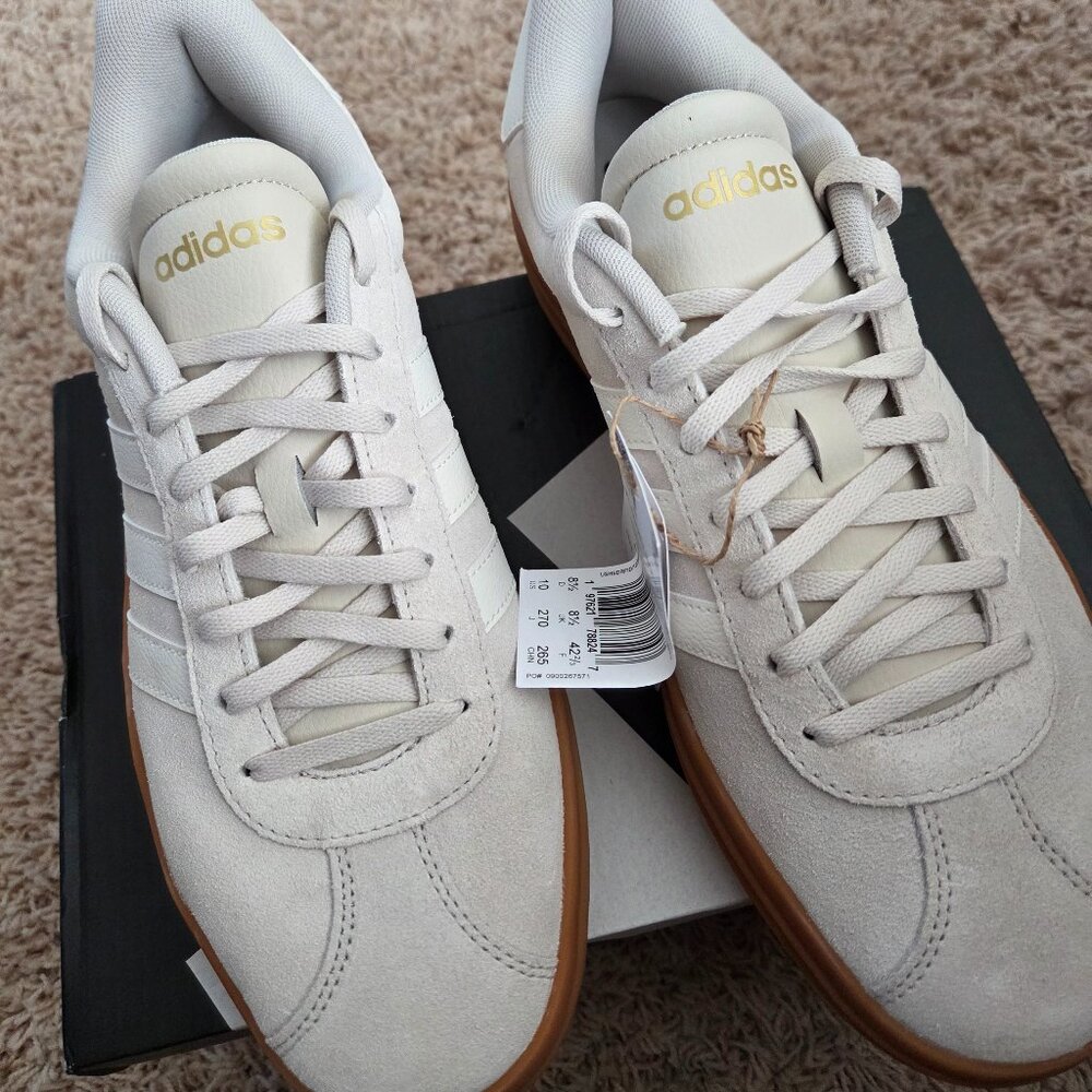 Adidas VL Court Bold- Beige (natural)/ Gum sole